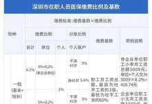深圳一档医保个人账户每月有多少钱2023