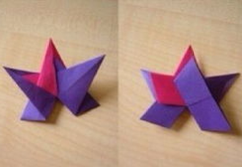 折纸小星星折法