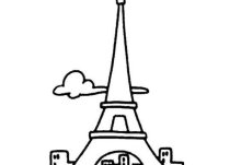 巴黎铁塔简笔画怎么画