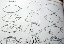 多妈简笔画简单的大鲨鱼画法