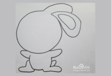 儿童学画小动物：小兔子