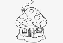 卡通画蘑菇房子怎么画