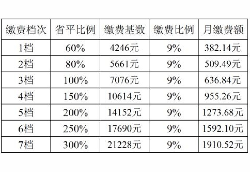 武汉职工社保缴费比例是多少 2023~2024武汉职工社保缴费基数一览表
